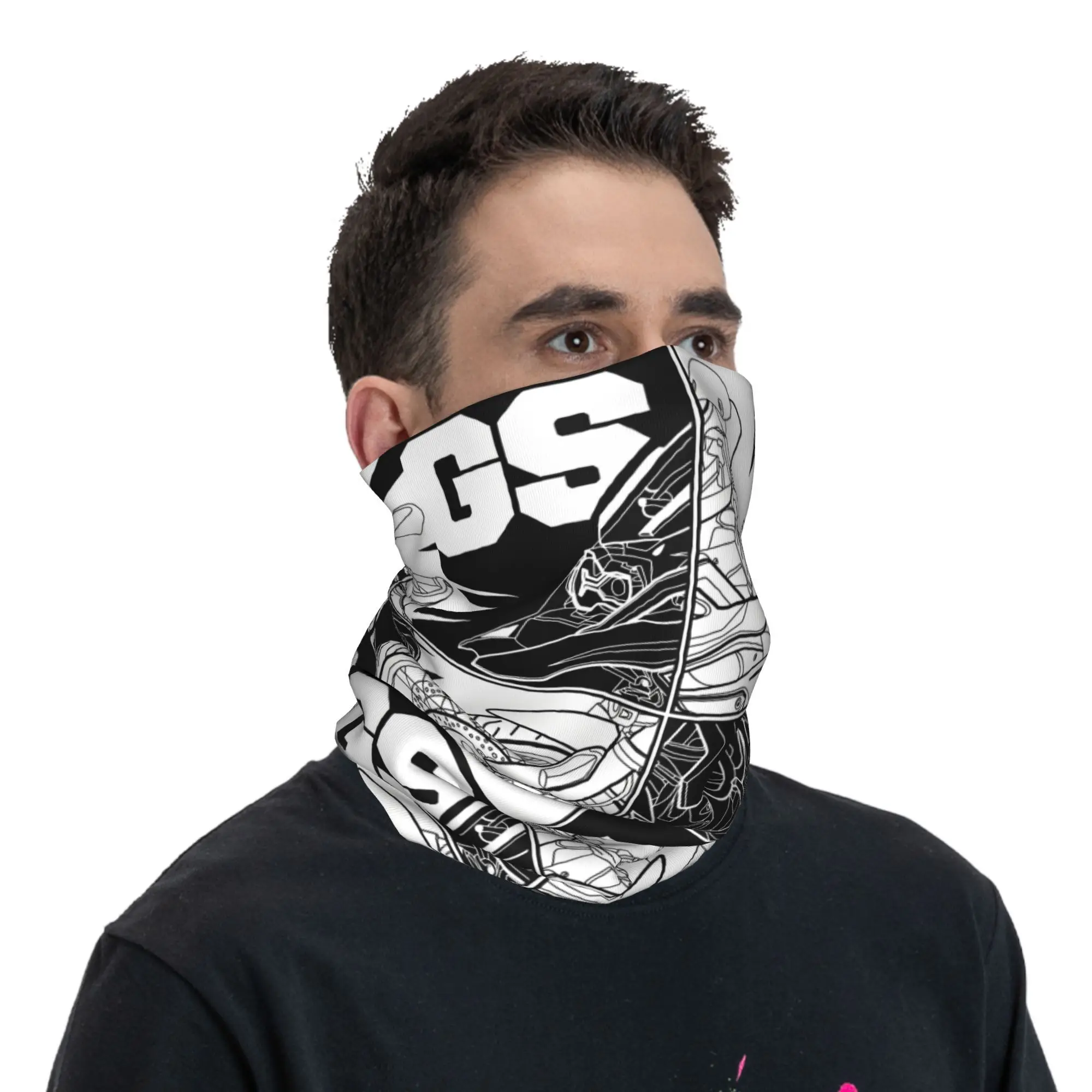 Sciarpa bandana calda invernale con protezione UV per donna e uomo personalizzata GS Adventure per l'escursionismo