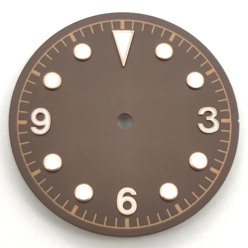 30.5 مللي متر الطلب مضيئة صالح NH35 NH36 ETA2836/2824 Miyota8205/8215/821A Mingzhu2813/3804 حركة أسود بني أزرق أخضر