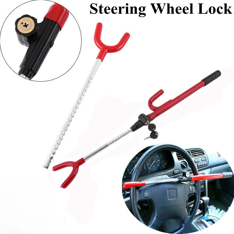 Steering Wheel Lock Anti Theft Security System Car Truck SUV | Universal Design