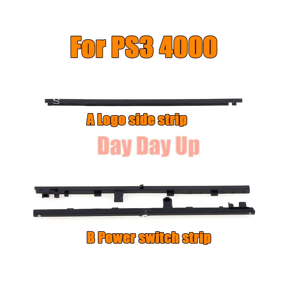 2 قطعة ل PS3 4K الإسكان حالة غطاء لوحة مفتاح الطاقة ضوء LED قطاع ل PS3 سليم 4000