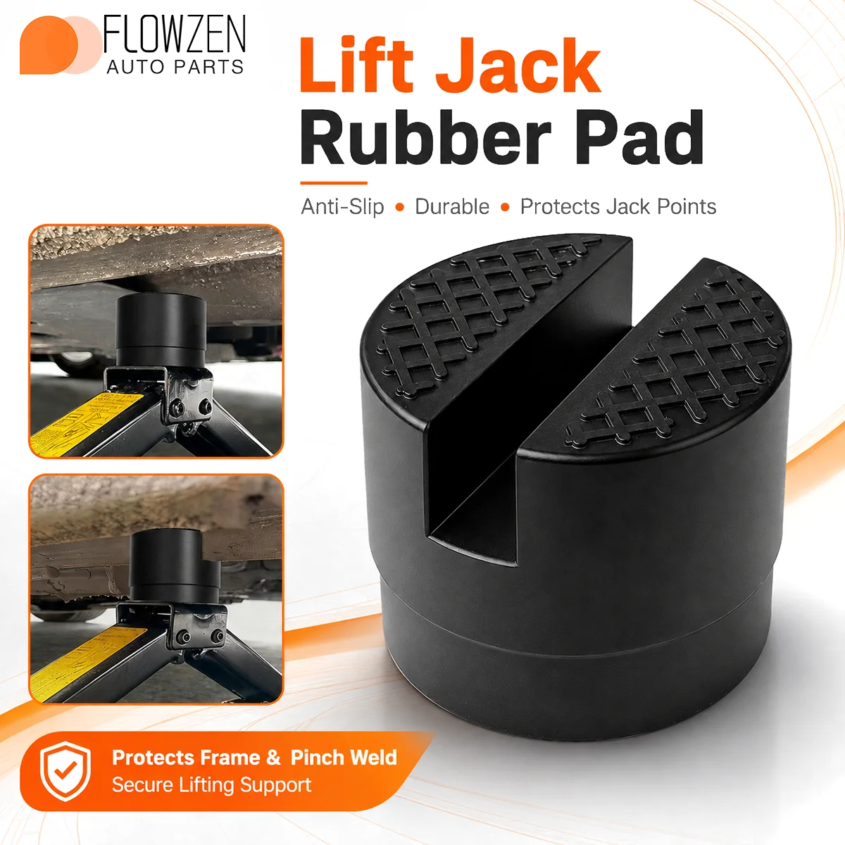 1/2/4pcs Car Jack Rubber Pad Support Pad Frame Protection Frame Car Suv Truck Garage Maintenance Tool Accessories