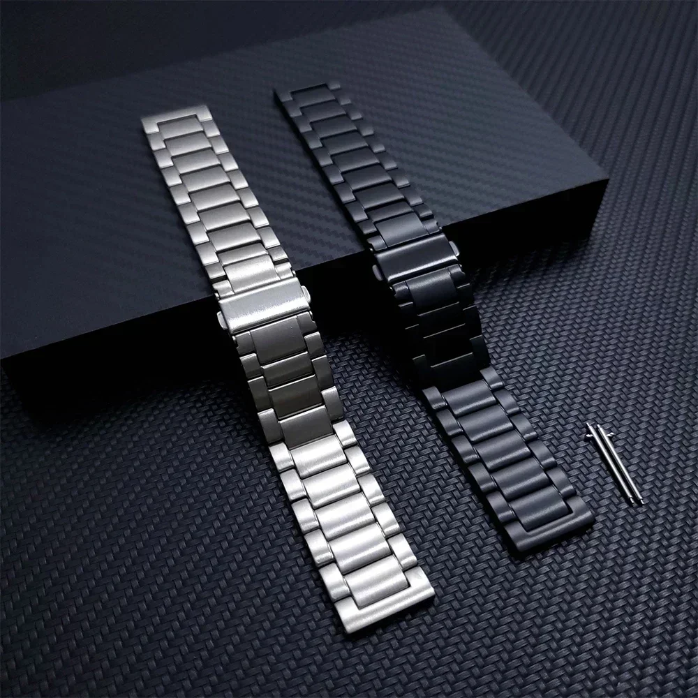 Titanium Metal Watchband Strap For Fossil Band GEN 6 5 5E 44mm GEN 5 LTE 45mm/Carlyle/Julianna HR 22mm Bracelet Luxury Wristband