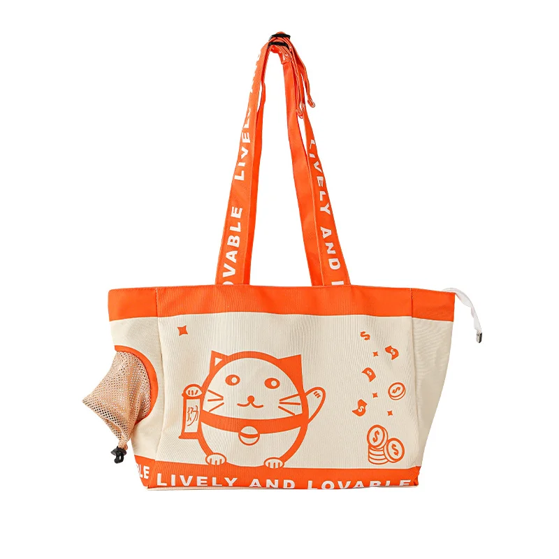 

Adjustable Cat Carrier Bag Shoulder Canvas Bag , Portable Head-Out Design Pet Carrier Bag for Outdoor Travel Pet Supplies
