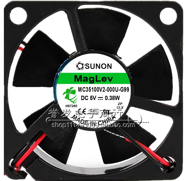 BARU ASLI MC35100V2-000U-G99 5V 0.38W 3510 35x35x10mm KIPAS PENDINGIN RADIATOR