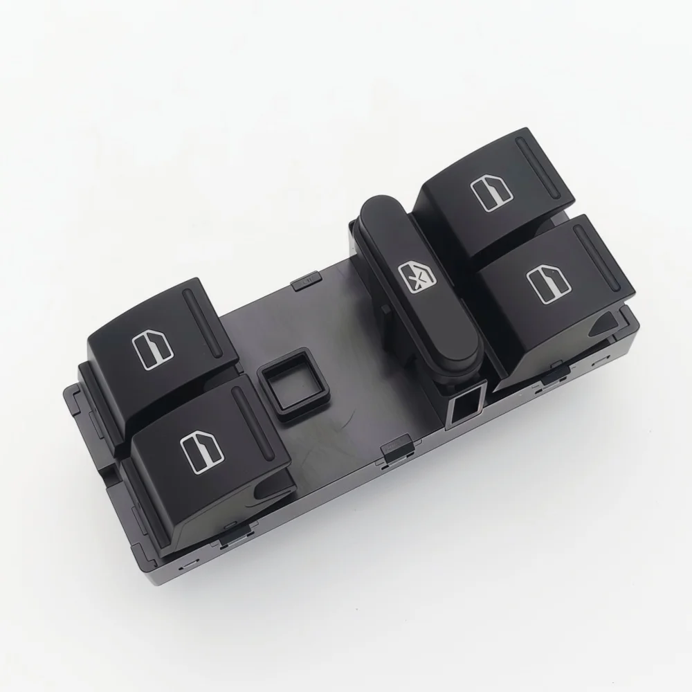 1Z0959858B Front Left Driver Side Master Power Window Switch for Skoda Octavia MK2 Fabia MK2 Superb MK2 Yeti Roomster 10-Pin