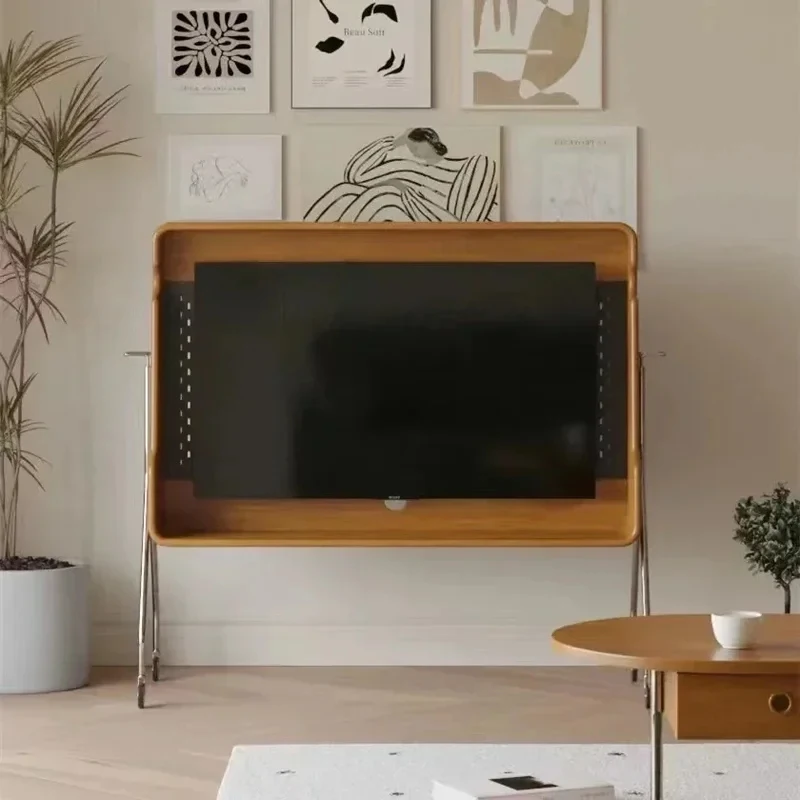 

Hot Sal Ized Mobile TV , Living Room, Solid Wood, Multifunctional Stand