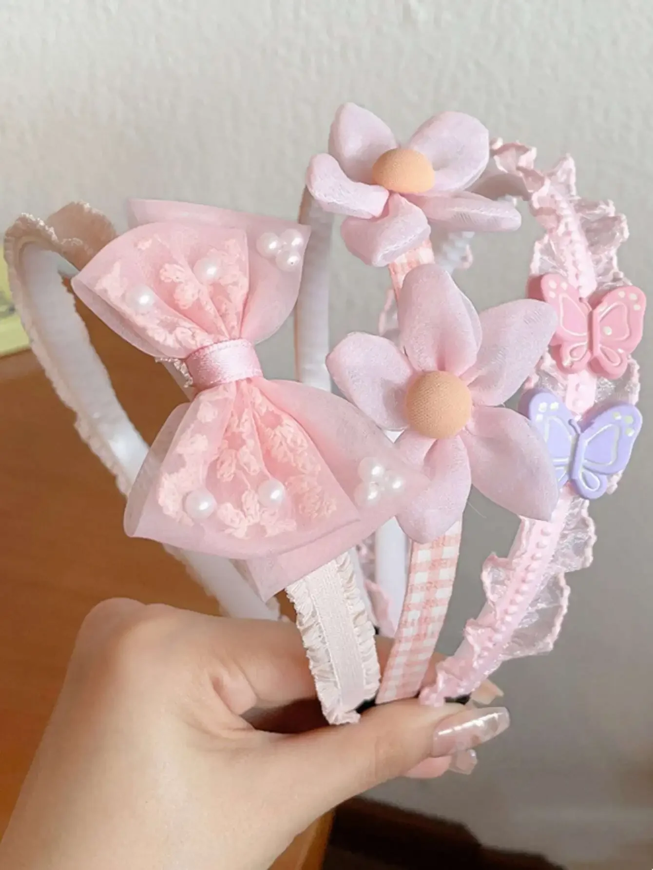 

3pcs Girls' Sweet Bowknot Headbands