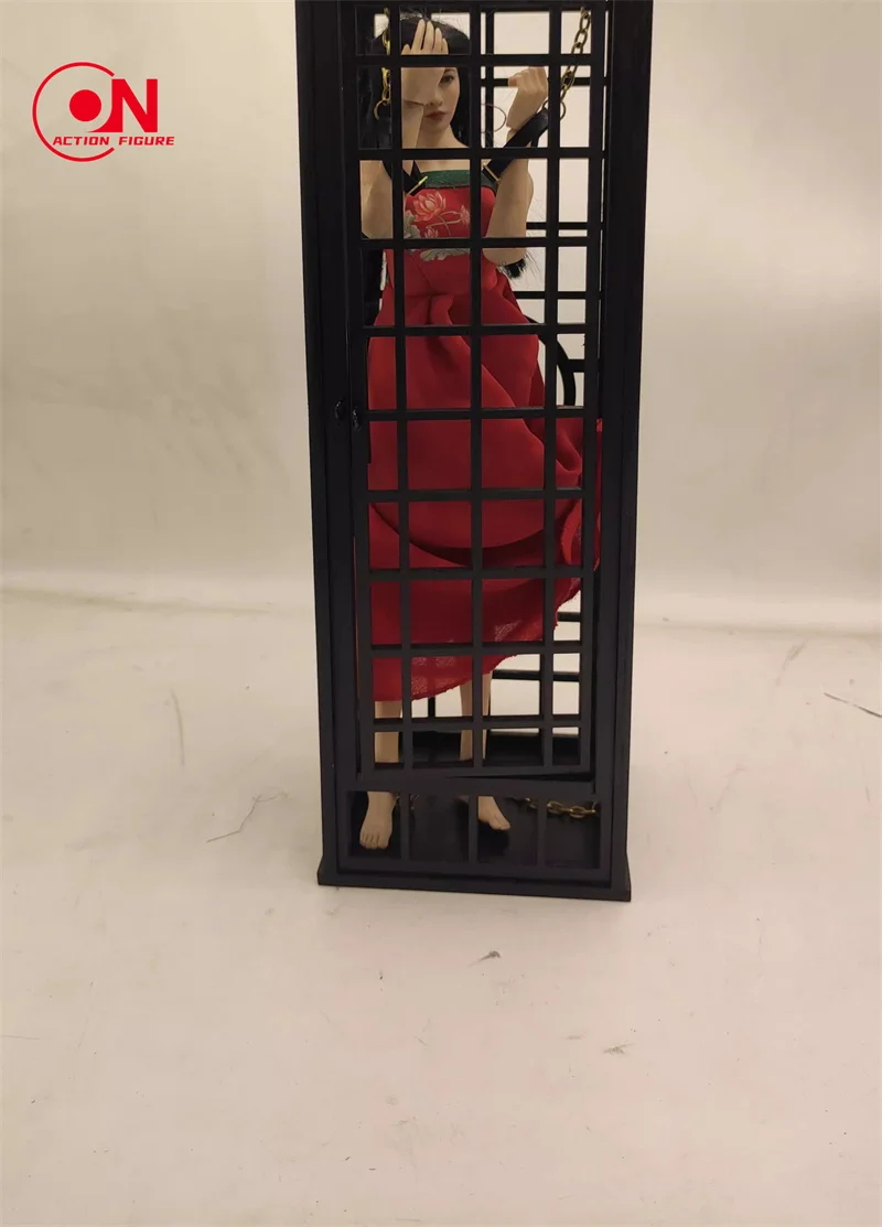 1/6 Scale Model Scenario standing Cage Simulation Prison Scene Accessories Fit 12'' Soldier Figma Action Figure Body