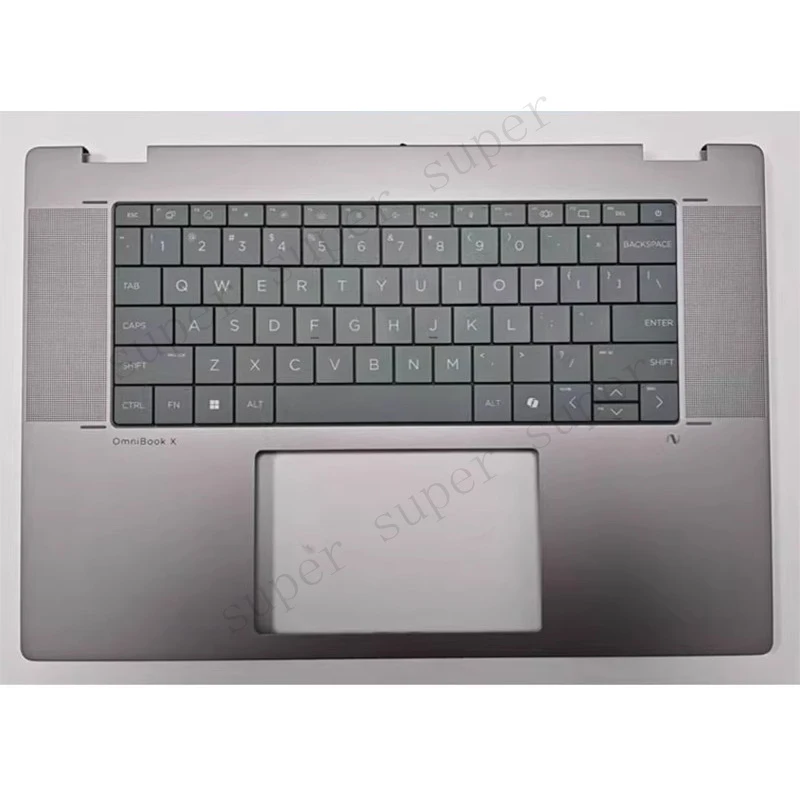 S+   New Palmrest Upper Case US Backlit KB For HP OmniBook X Flip 2-in-1 16-ar 16-as