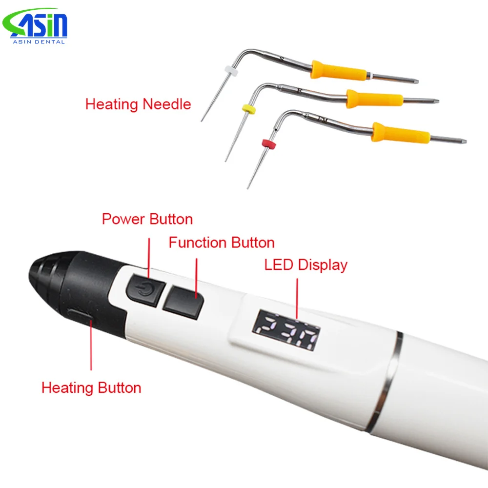 Стоматологическая эндодонтическая система обтурации гуттаперча, температура нагрева, насадки для ручек, беспроводная ручка для стоматолога, инструменты для наполнения стоматологии