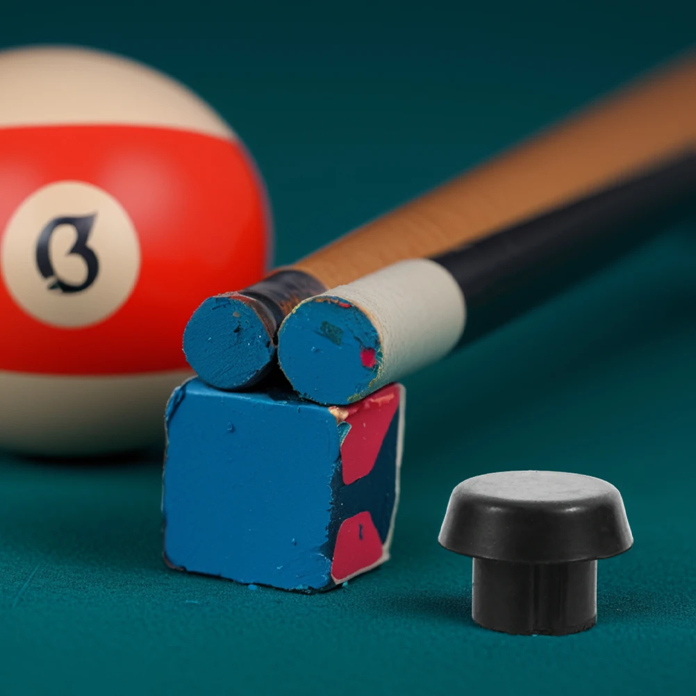 

20pcs Billiard Cue Bottom Plugs Black Durable Pool Cue Tail Covers Protection Accessories For Snooker Pool Table End Cap