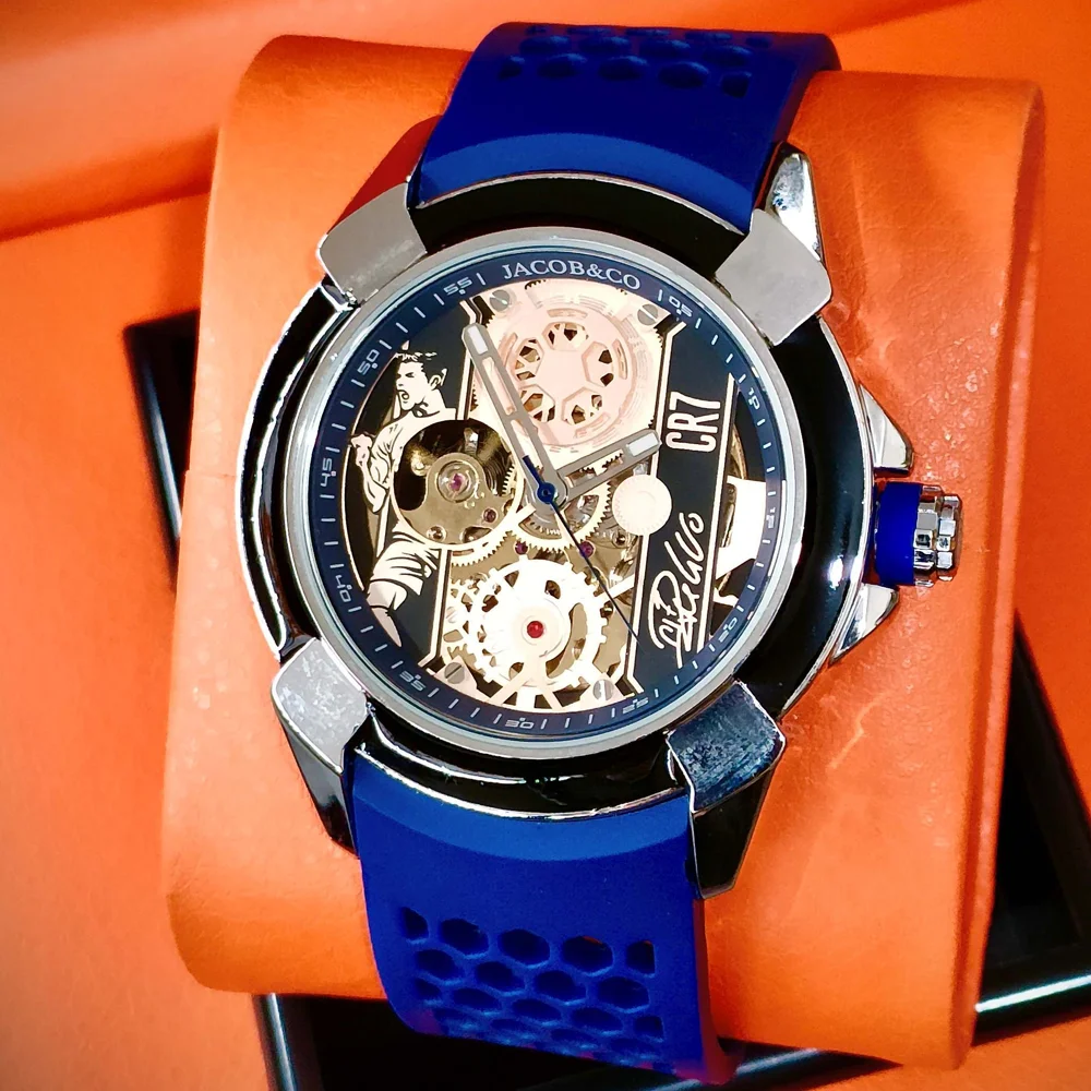 2026 CR07 Hot Jacob & Co Original Brand Watches For Mens Business Automatic Mechanical Wristatch High Quality AAA Male Clocks