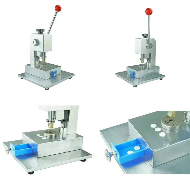 XWELL Manual Compact Battery Lab Electrode Coin Cell Disc Cutter Punching Machine