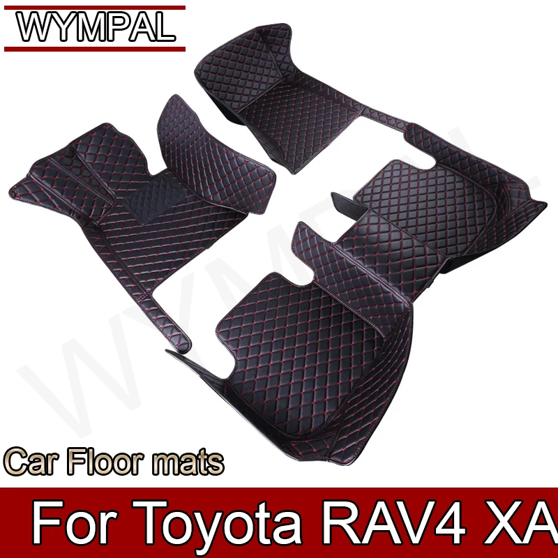 Car Floor Mats For Toyota RAV4 XA50 Hybrid(E-CVT) 2020 2021 2022 2023 2024 Suzuki Across Foot Pads Carpet Interior Accessories