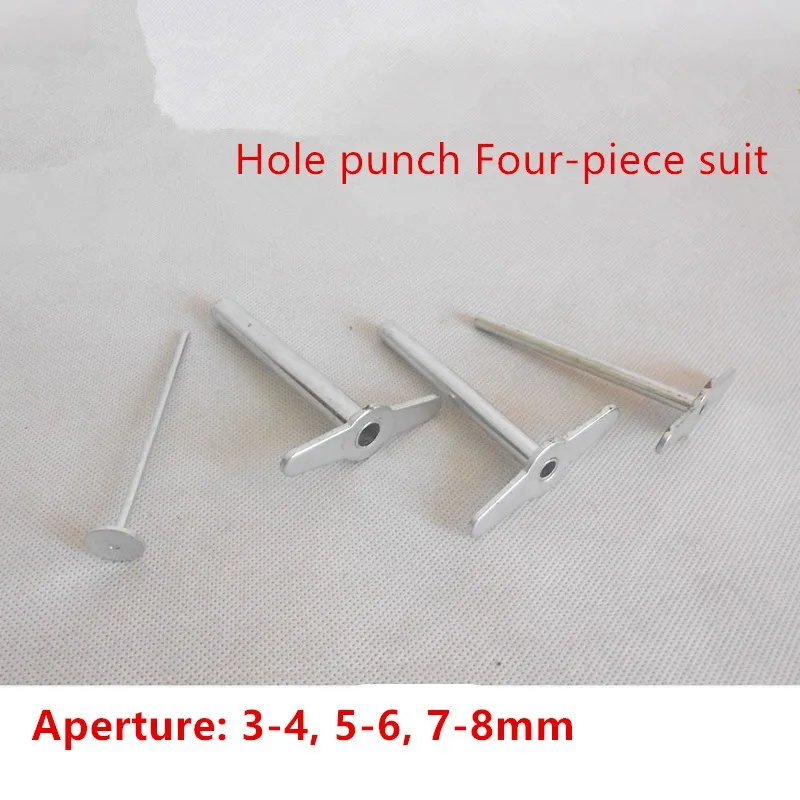 Punch Vier Stuk Set Rubber Plug Punch Onderwijs Apparatuur