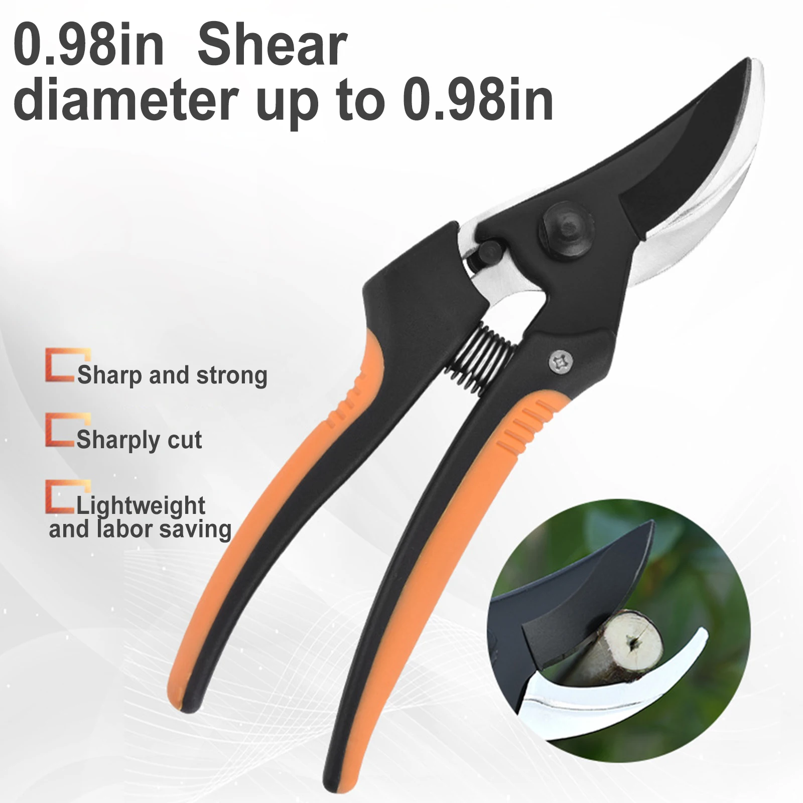 

SK5 Steel Pruning Shears Cutting Branches for Fruit Trees Flowers Twigs and Scissors Up To 25 Mm Cutter Landscaping Hand Tools