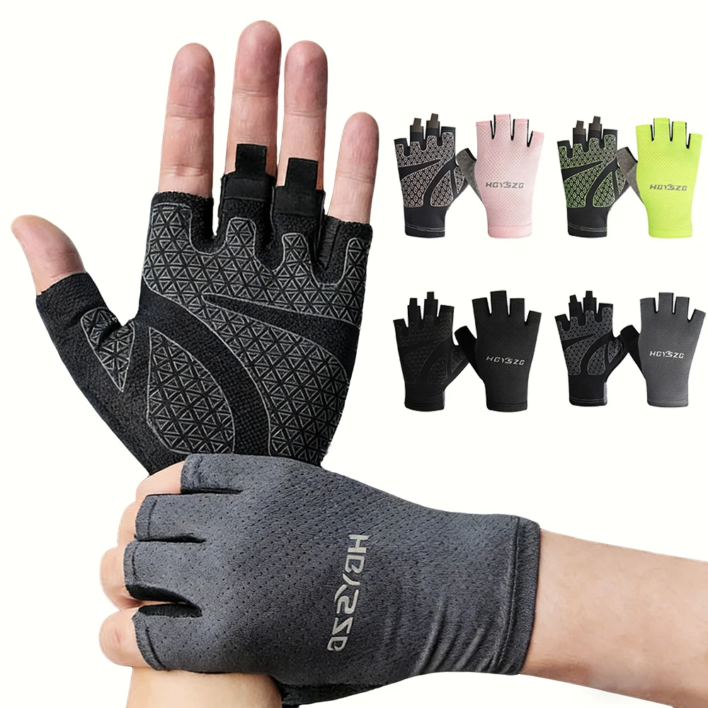 

Professional Lightweight Half Finger Cycling Gloves Breathable Elastic Gloves for Men Women Gym Fitness Fishing Hiking Sport