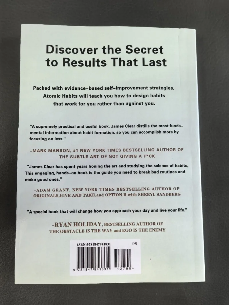 Habitudes atomiques : construire de bonnes habitudes et de briser les mauvaises habitudes (version anglaise)