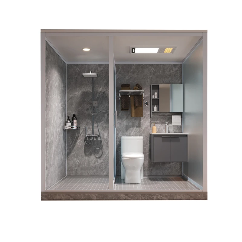 

Integrated shower toilet Home hotel bathroom Rural