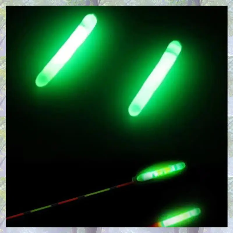 New Arrival 400PCS Fishing Float Light Stick Fluorescent Lightstick LED Fluorescent Dark Glow Sticks Fishing Float Accessories 2