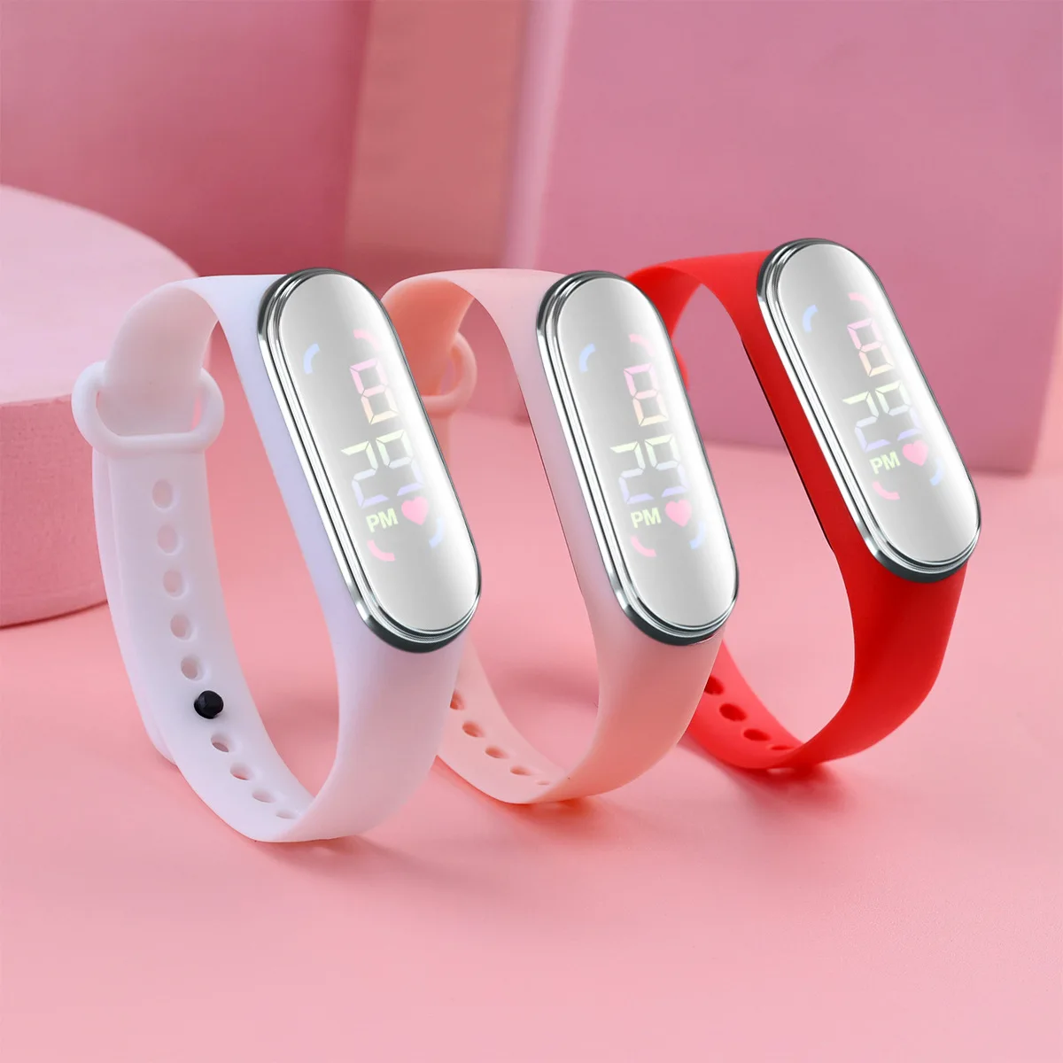 2025 ساعات رياضية للأطفال سوار مضيء للنساء ساعة LED للبنات ساعة رقمية مقاومة للماء للسيدات هدية للرجال #3