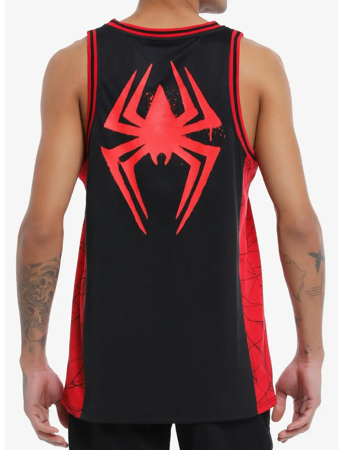 Original Exclusive Limited Edition Quick-drying Vest Marvel Spider-Man: Across The Spider-Verse Miles Morales Basketball Jersey