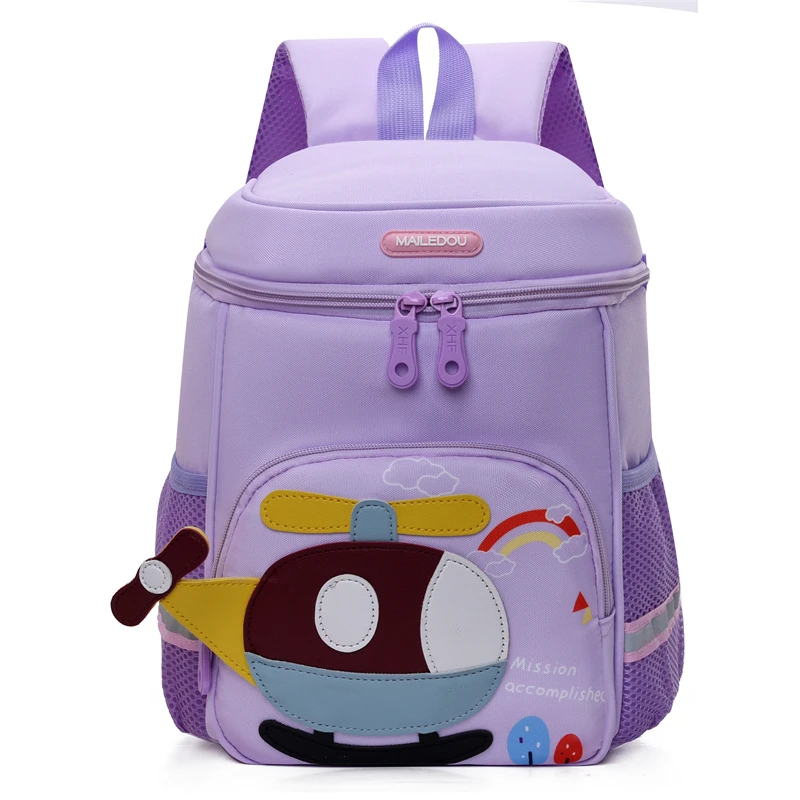 Kids Backpack Cute Airplane Kindergarten Mini Travel Bag Nice Preschool Gift for Toddler Girls Boys 3-6