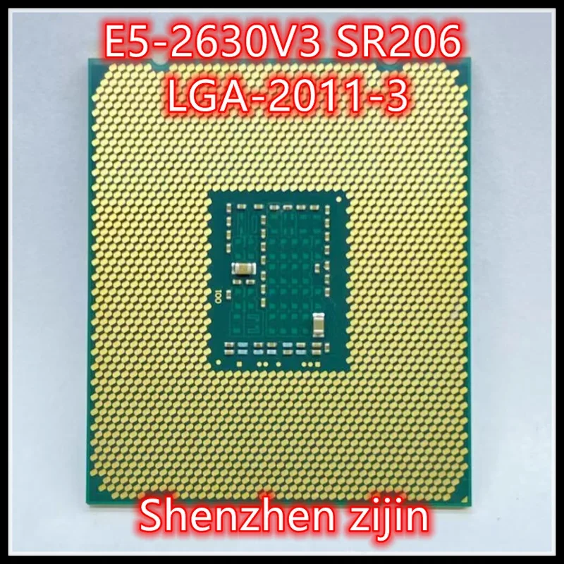 

E5-2630V3 SR206 E5 2630v3 E5 2630 v3 2,4 ГГц Восьмиядерный 16-поточный ЦПУ процессор 20 МБ 85 Вт LGA 2011-3