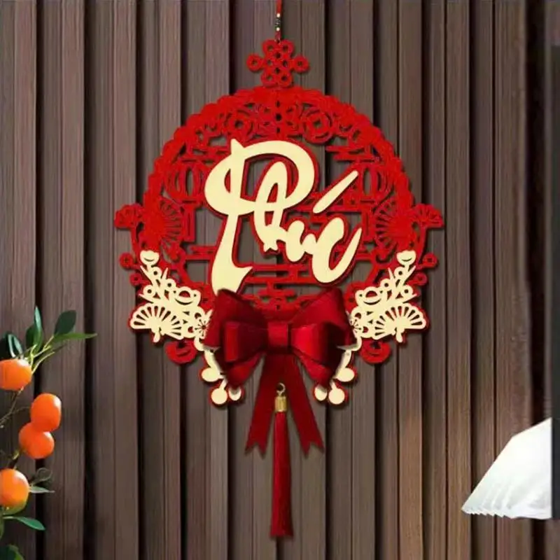 Decoração do Ano Novo Chinês, Personagem Vietnamita, Enfeites De Pendurar, Decorações do Ano do Dragão, Decorações Tradicionais Penduradas, 2024