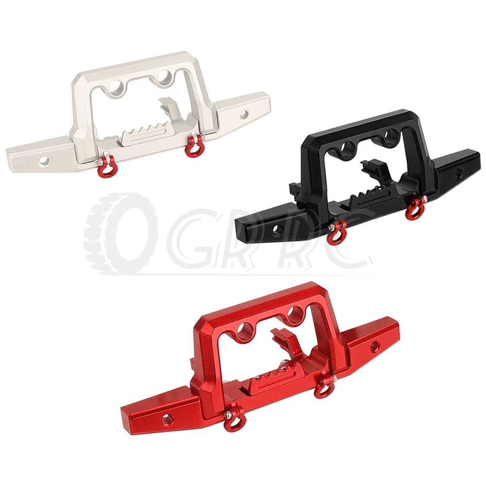 

Metal Front Bumper for 1/18 RC Crawler Car TRX4M TRX4-M Defender Aluminum Alloy Upgrade Parts