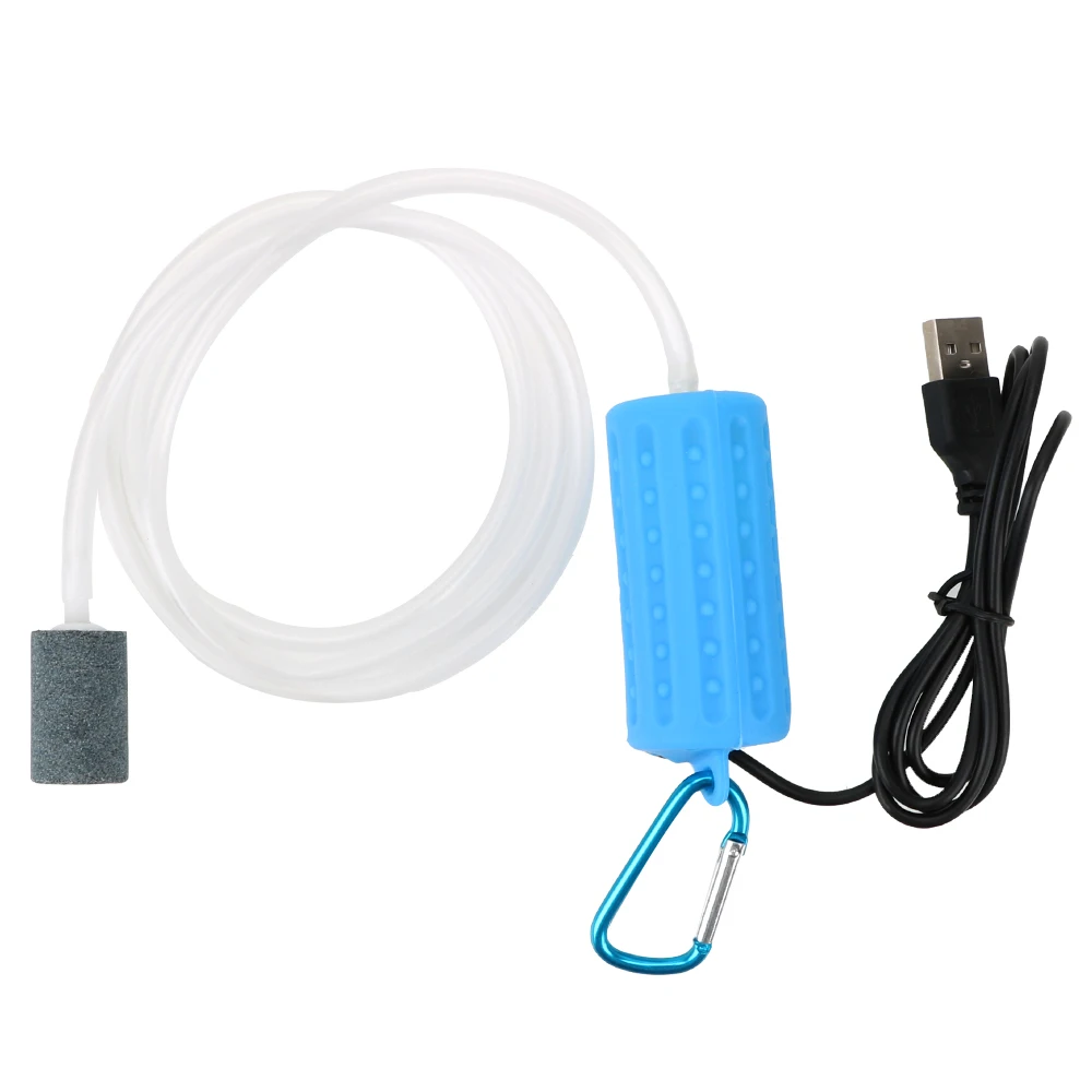 Akwarium Akwarium Tlen Pompa Powietrza Akwarium Terrarium Filtr Wyciszenie Energooszczędne Materiały Akcesoria Akwariowe Mini USB — zdjęcie 7