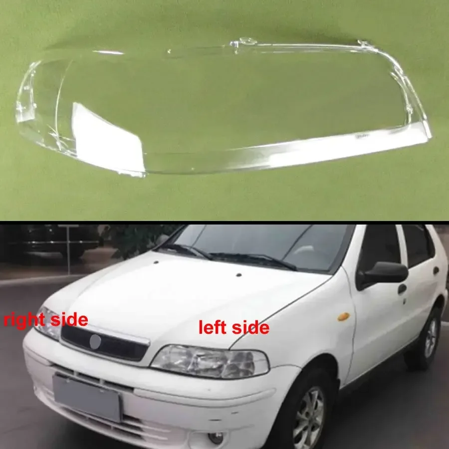 

For Fiat Palio Siena Weekend Headlight Cover Transparent Lampshade Lamp Case Headlamp Shell Plexiglass Replace Original Lens