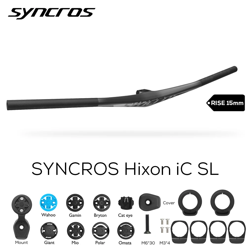 

Руль SYNCROS HIXON IC RISE из углеродного волокна, 40/50/60 мм