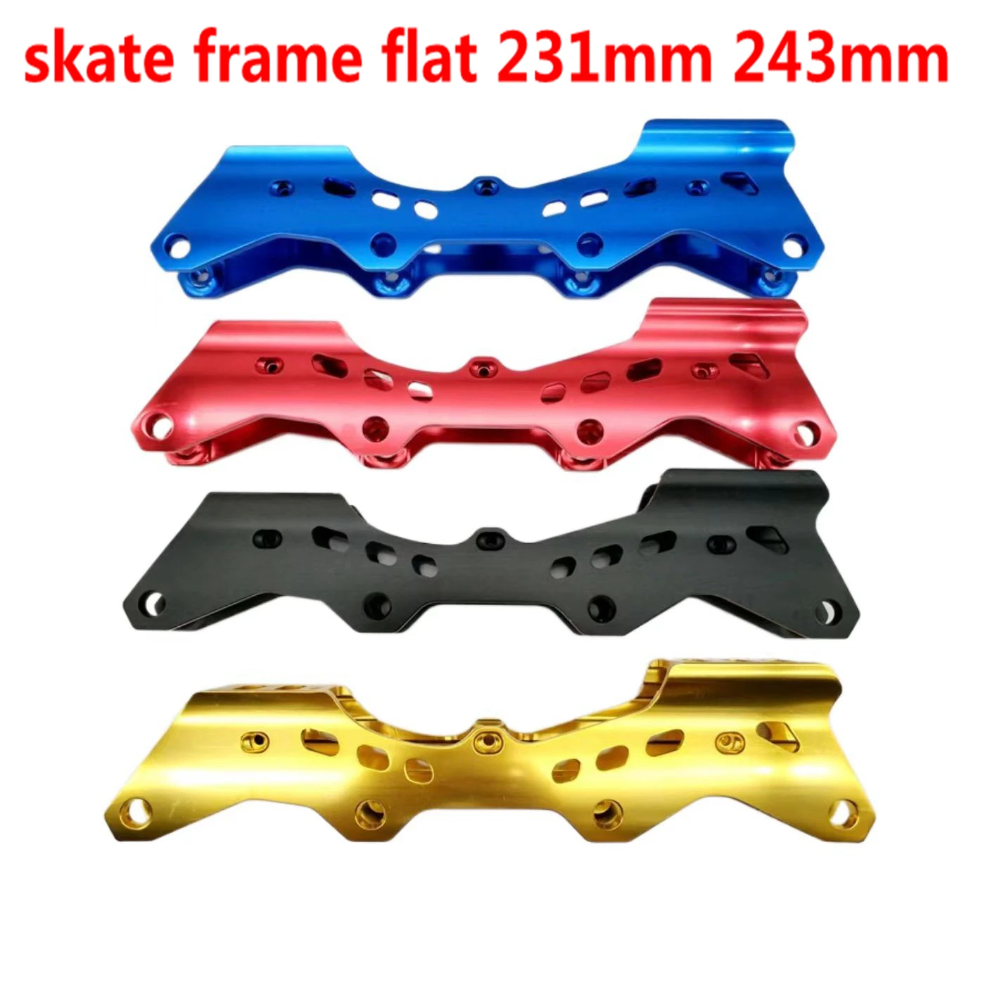 

Free shipping roller skate frame roller frame 231mm and 243mm with axle