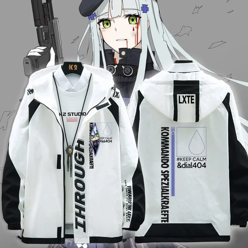 

Teenagers Squad Anime Outerwear Hooded Jaet Polyester Long Sve Stand Fit Youthful Sle Spring Autumn ex Coat