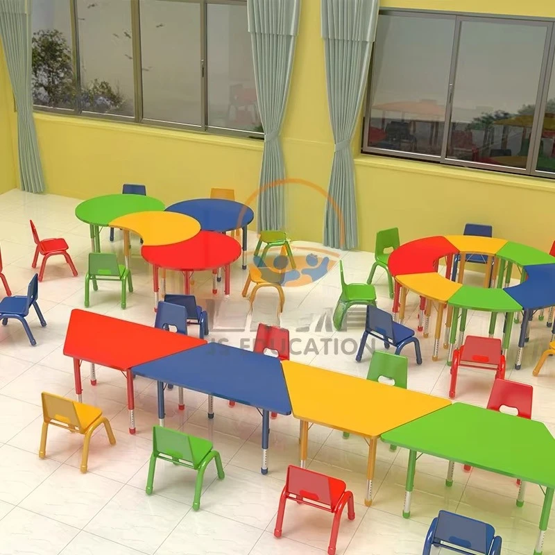 

Color Safety Kindergarten Furniture Children's Furniture Set Kindergarten Tables and Chairs