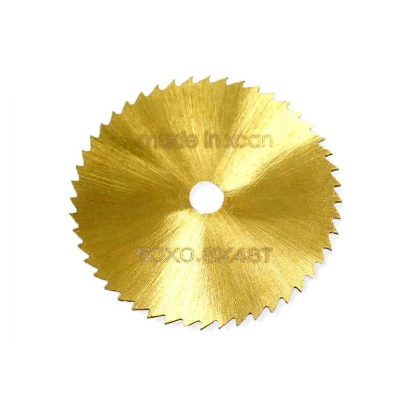 1pc 50mm 60mm 80mm Wood Circular Saw Blade For Dremel Rotay Tools 6.35 and 6 mm Hole Cutting Discs Mandrel Cutoff Mini Saw Blade