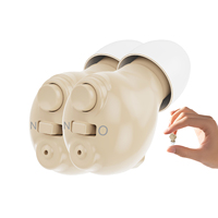 Rechargeable Hearing Aids for Seniors with Hearing Loss, ITE Invisible Enhancer Sound Amplifier