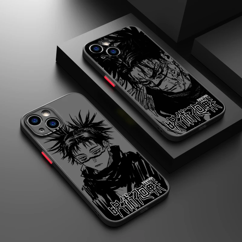 Jujutsu Kaisen Choso Anime For Apple iPhone 16 15 14 13 12 11 X XR Mini Plus Pro Max Matte Frosted Translucent Phone Case