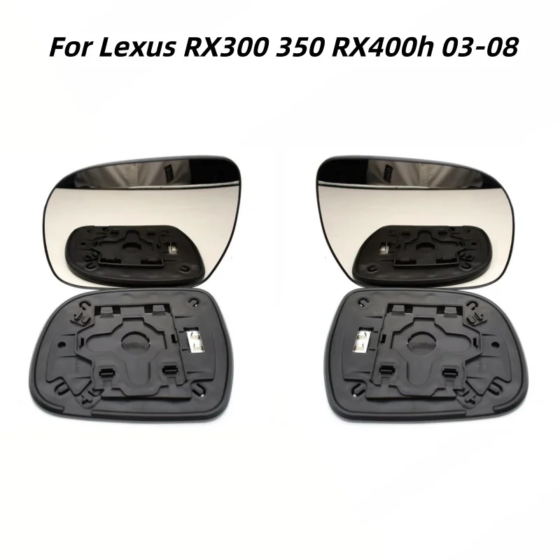 Side Wing Mirror Heated Glass Reverse Mirror Right Left Rearview Lens Exterior Part For Lexus RX300 350 RX400h 03-08
