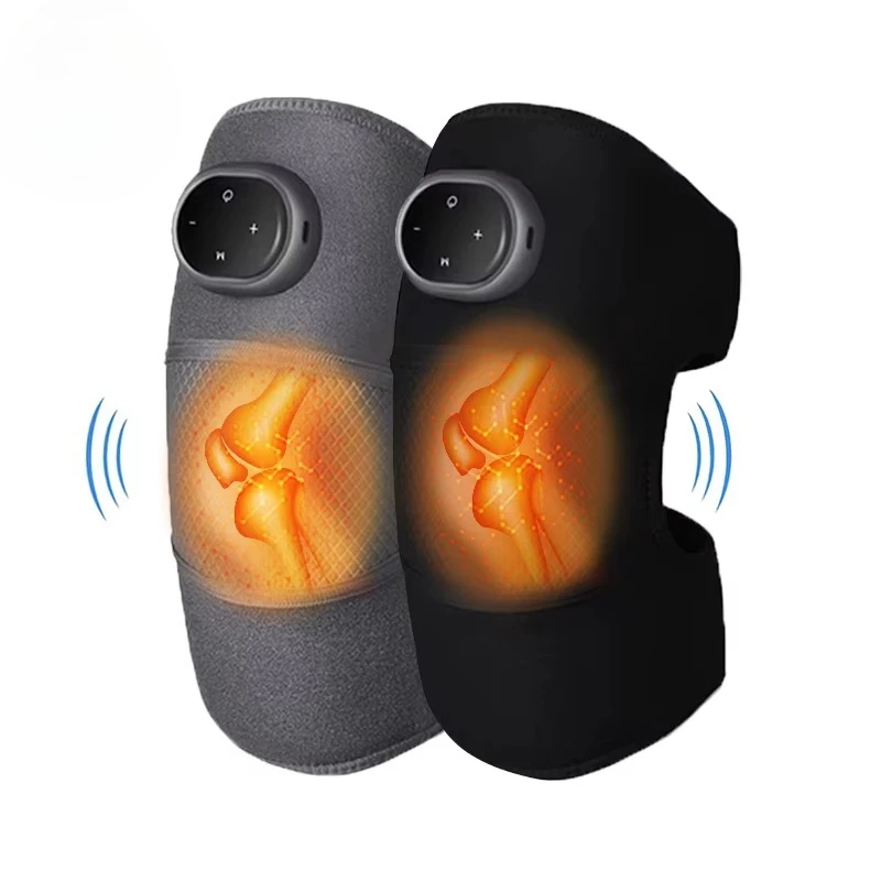 

3 in 1 Neoprene Knee Pad Massager Flexible USB Charging Heating Vibration Knee Brace with Heat
