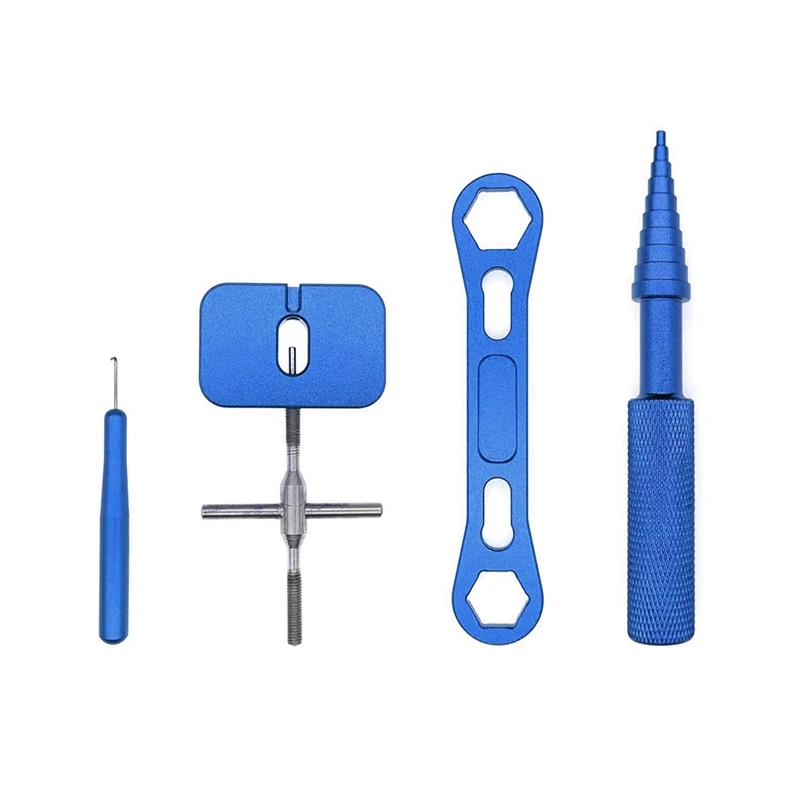 Reel Repair Tool Kit For Fishing Reel Maintenance Spool Disassembling Wrench Blue