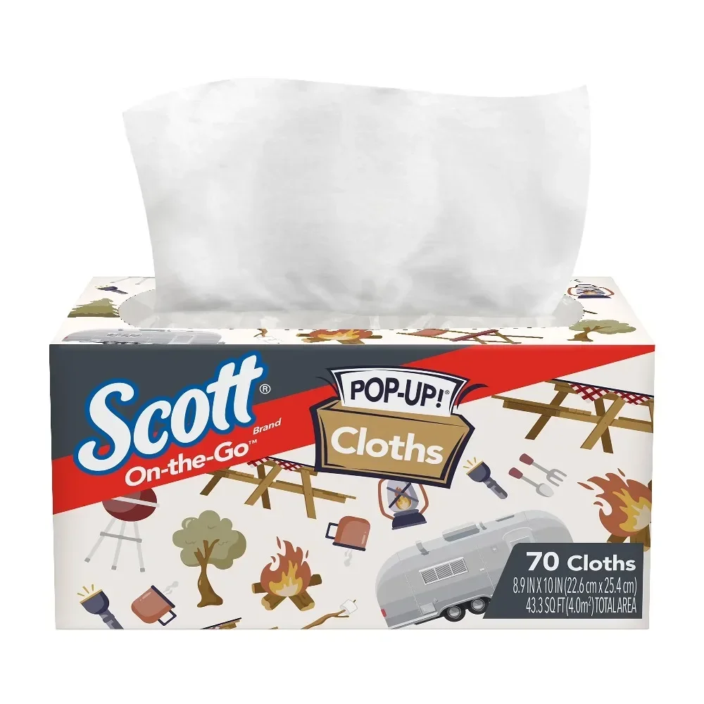 2 Pack On-The-Go Cloths Travel Disposable Face Towel Portable Cleaning Wipe for Face Body Hands Makeup Remover Quick Dry Tissue