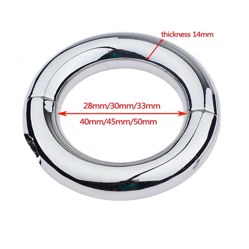 حلقات القضيب المعدنية القضيب ممارسة كيس الصفن عبودية الكرة نقالة الذكور العفة القضيب الدائري الكبار الجنس لعب للرجال ديك كوكرينج #2