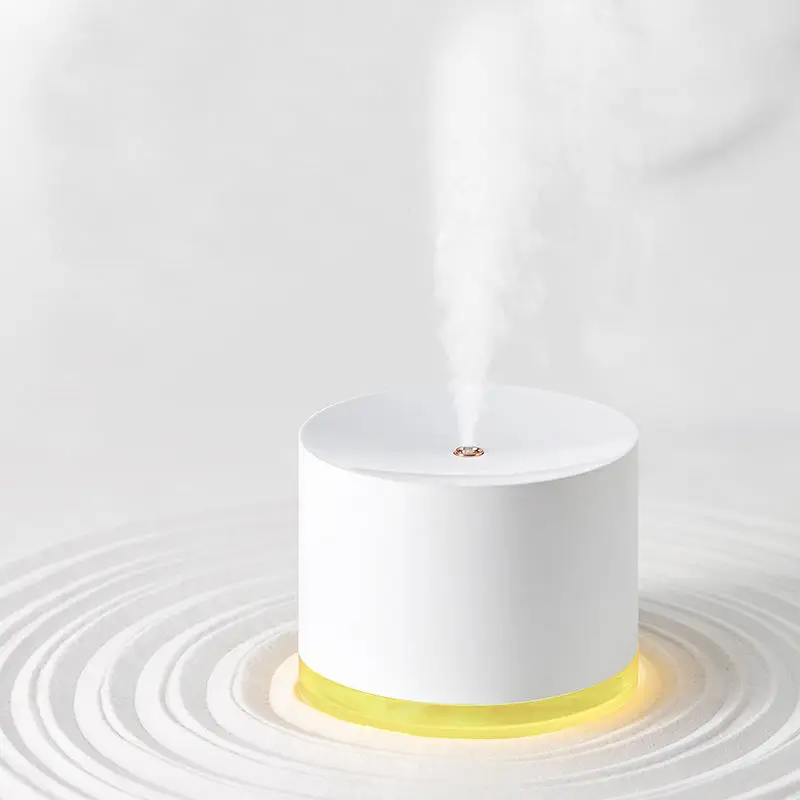 780ml Wireless Portable Humidifier with LED Light USB Rechargeable 2000mAh Battery Ultrasonic Cool Mist Maker Air Humidifier