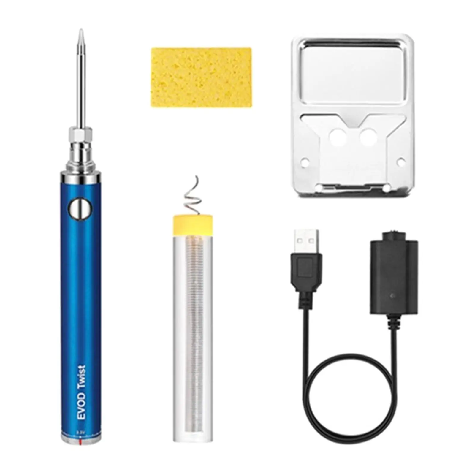

Electric Soldering Iron Kit 5V 8W Adjustable Temperature Fast Heating Tool Welding Set Repair Equipment for Projects SMD Work