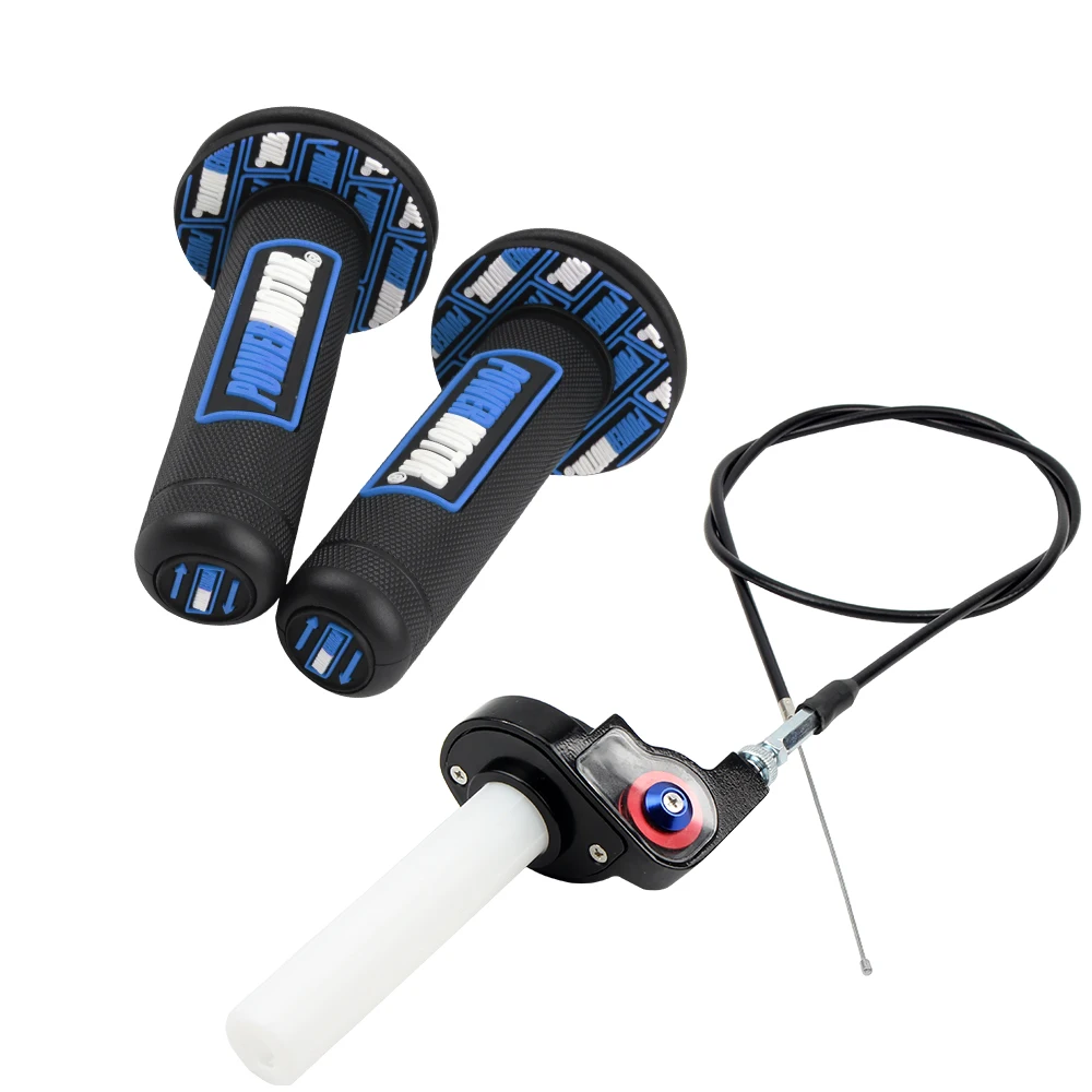 Motorcycle Quick Twist Throttle Settle Grips 22mm Handvatten Gaskabel voor Honda Yamaha Kawasaki Suzuki KTM ATV Motocross