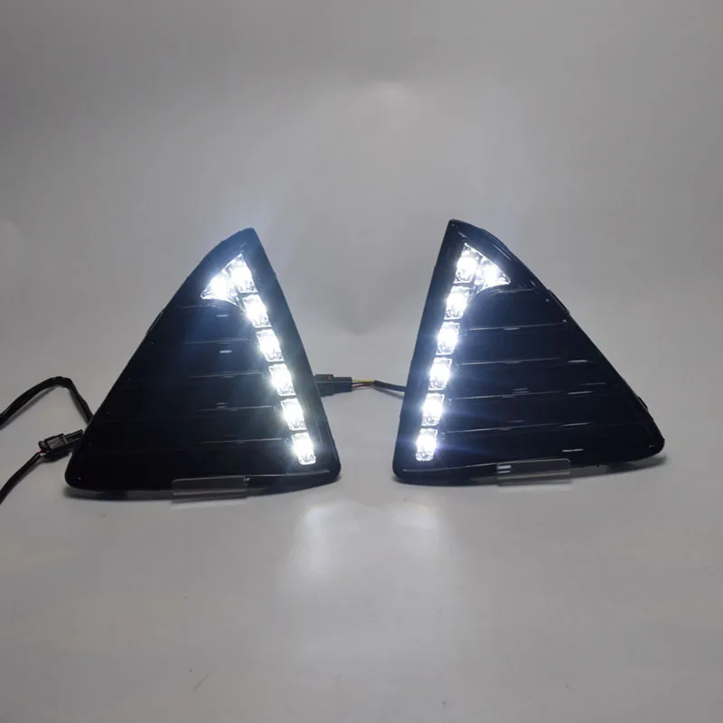 LED Daytime Running Lights for 2012-2013 Ford Focus - Model-Specific DRL with Fence Lights