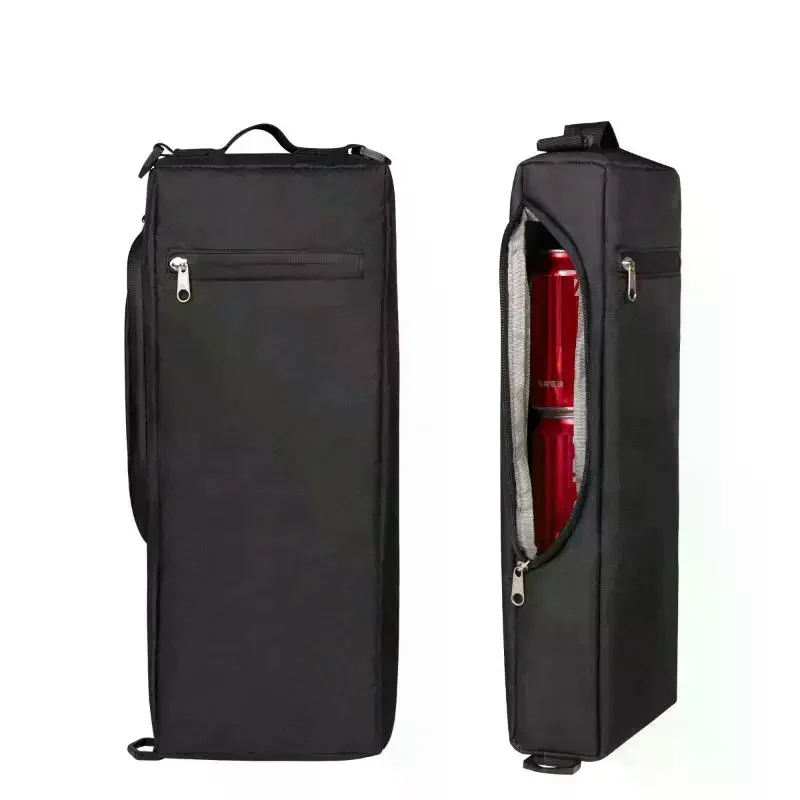 Portable Leakproof Design Golf Cooler Bag Shoulder Strap Reusable Beer Sleeve Durable Beverage Sleeve Beer Drinking