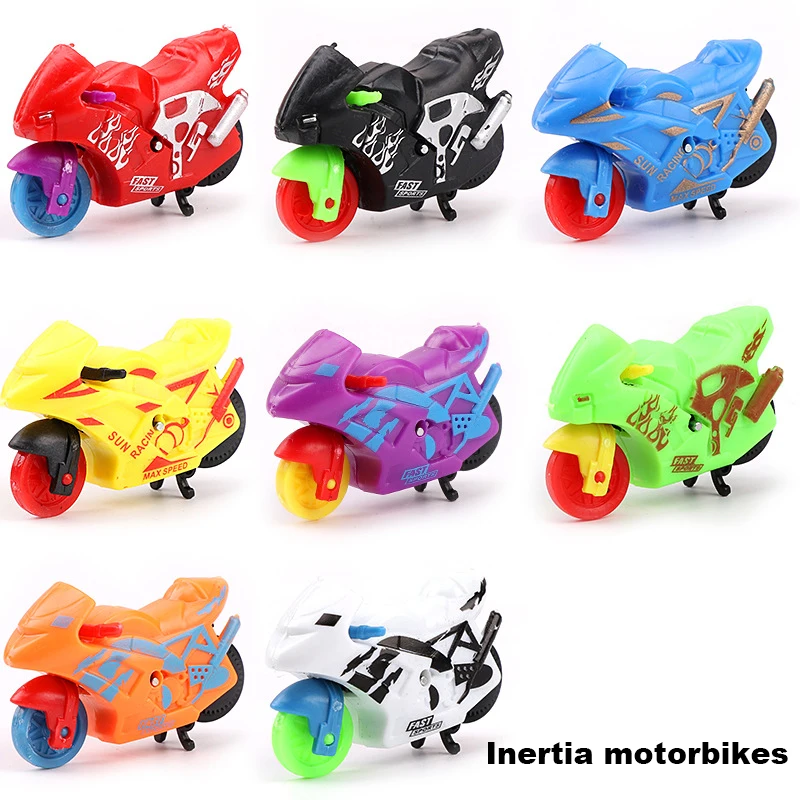 Simulation Pull Back Car Motorcycle Cool Inertia Motorbike Small Car Plastic Pull Back Small Play Car Children's Toys Gifts